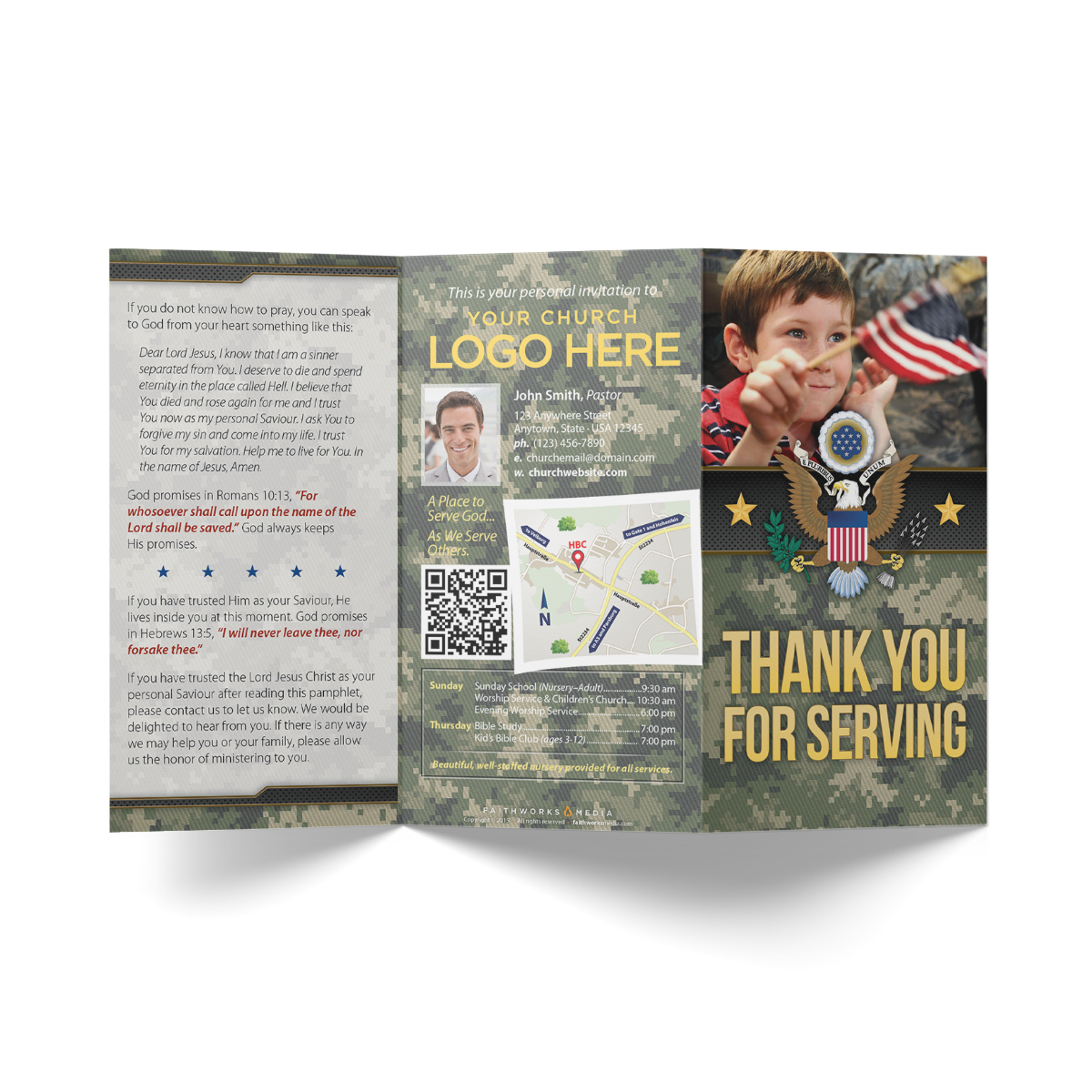 Thank You for Serving » Waving Flag
