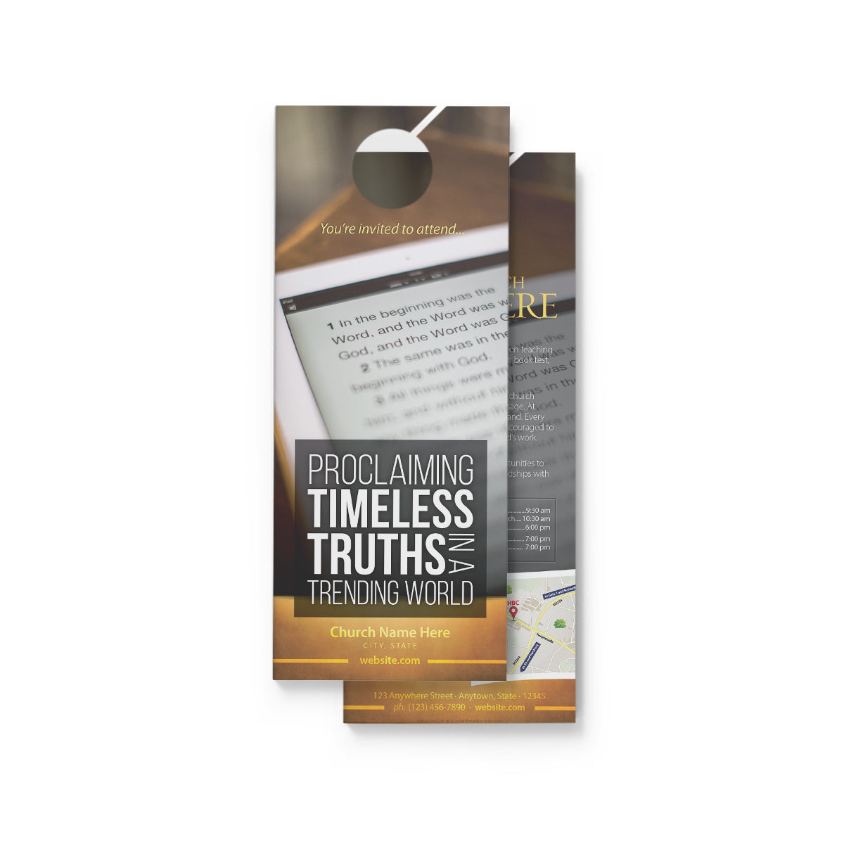 Proclaiming Timeless Truths Door Hanger