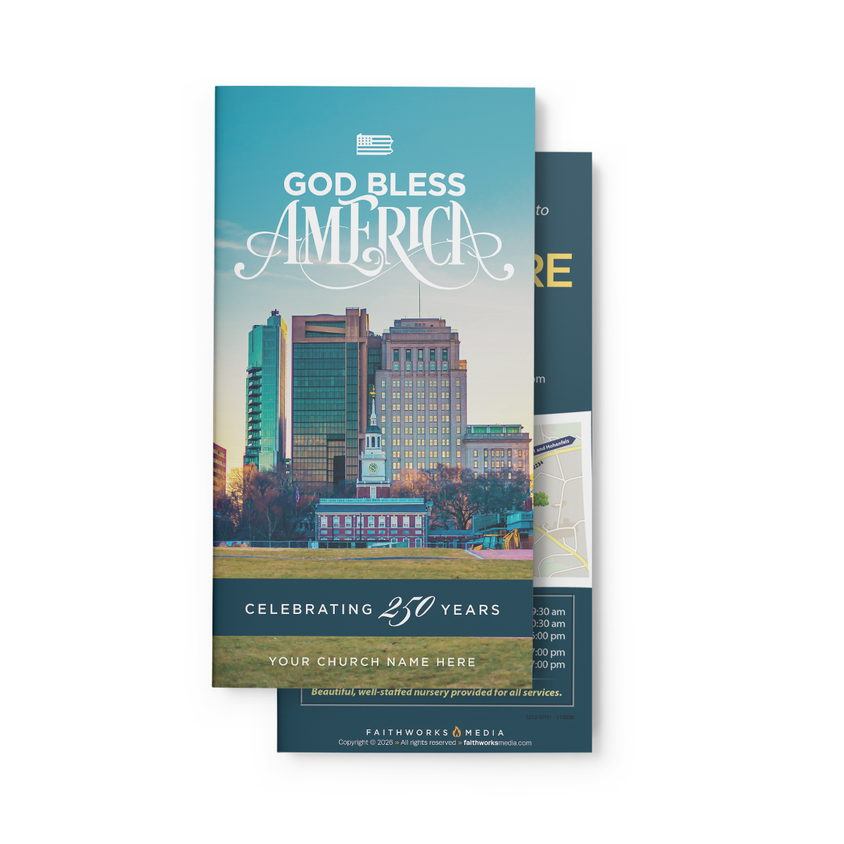 God Bless America 250 Year Independence Hall TRACT